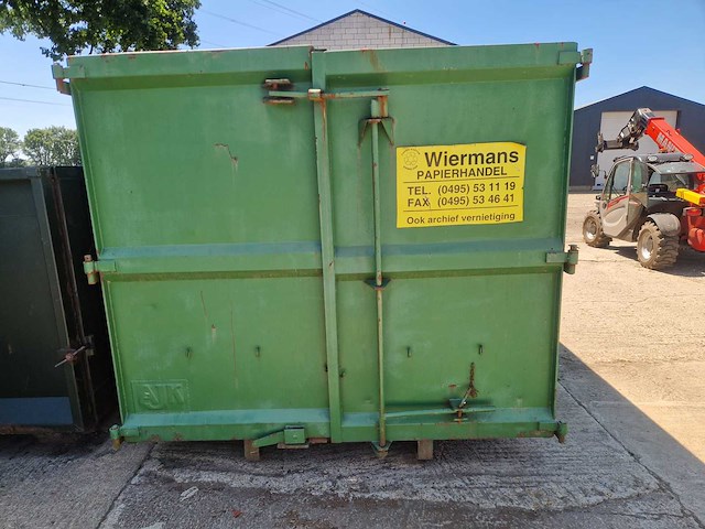 Afval container - container met haak - afzetcontainer 25 m3 - opslagcontainer - afbeelding 4 van  5