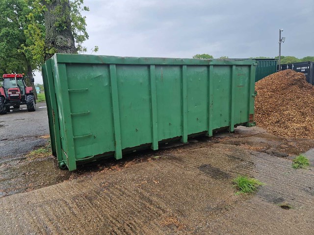 Afval container - container met haak - afzetcontainer 25m3 ajk opslagcontainer - afbeelding 1 van  5