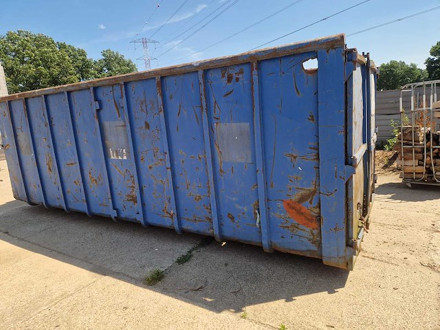 Afval container - container met haak - afzetcontainer 28m3 opslagcontainer - afbeelding 2 van  7