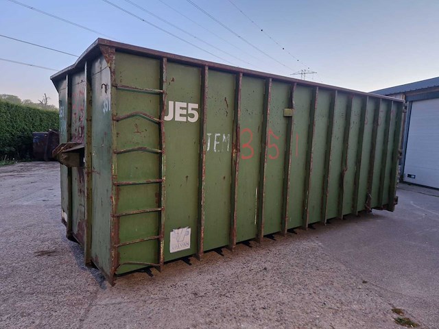 Afval container - container met haak - afzetcontainer 31m3 opslagcontainer - afbeelding 5 van  10