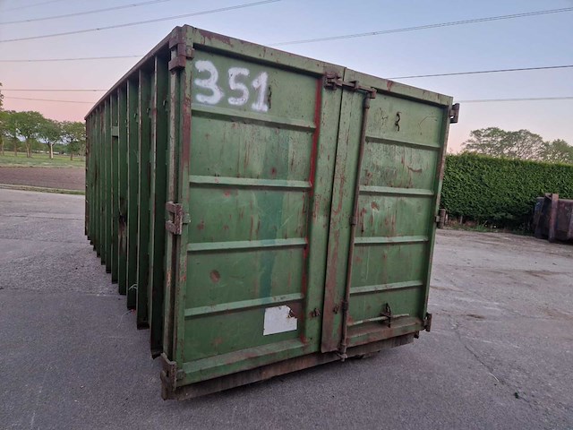 Afval container - container met haak - afzetcontainer 31m3 opslagcontainer - afbeelding 7 van  10