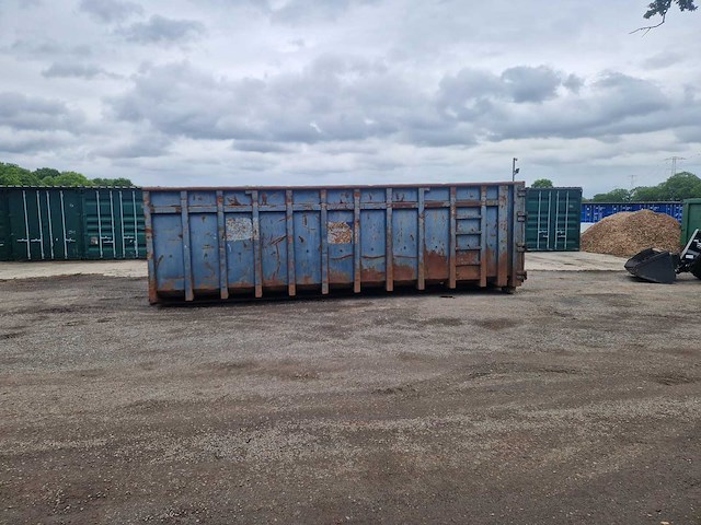 Afval container - container met haak - afzetcontainer 35m3 opslagcontainer - afbeelding 3 van  3
