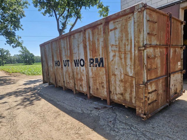 Afval container - container met haak - afzetcontainer 43m3 opslagcontainer - afbeelding 2 van  6