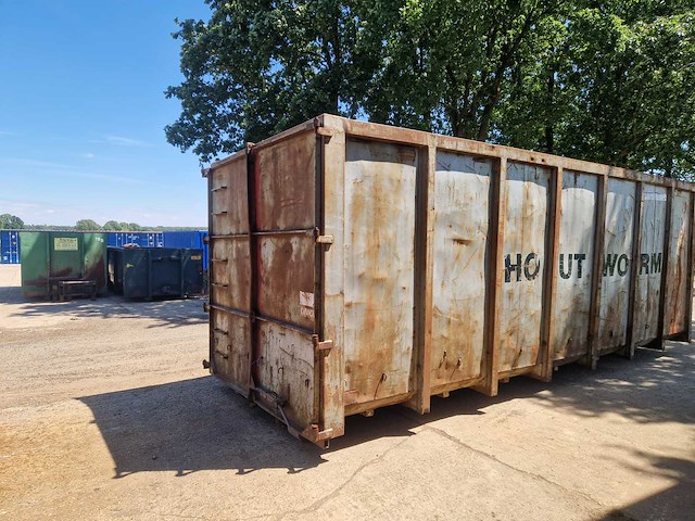 Afval container - container met haak - afzetcontainer 43m3 opslagcontainer - afbeelding 5 van  6