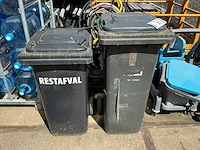 Afval rolcontainer (2x) - afbeelding 1 van  2