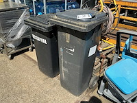 Afval rolcontainer (2x) - afbeelding 2 van  2