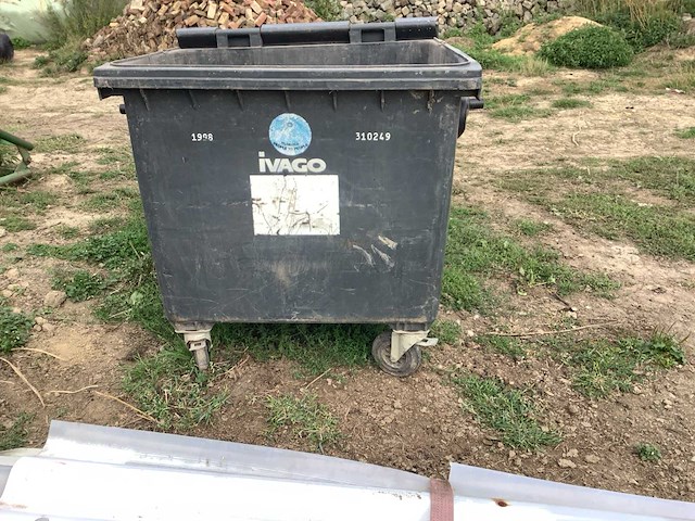 Afvalcontainer 1100l - afbeelding 1 van  4