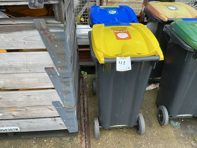 Afvalcontainer (2x) - afbeelding 1 van  1