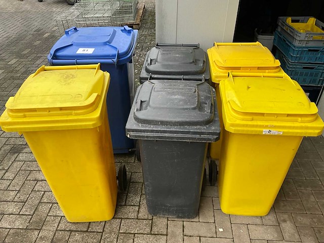 Afvalcontainer (6x) - afbeelding 1 van  6