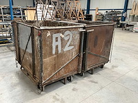 Afvalcontainer kantelbaar (2x) - afbeelding 1 van  4