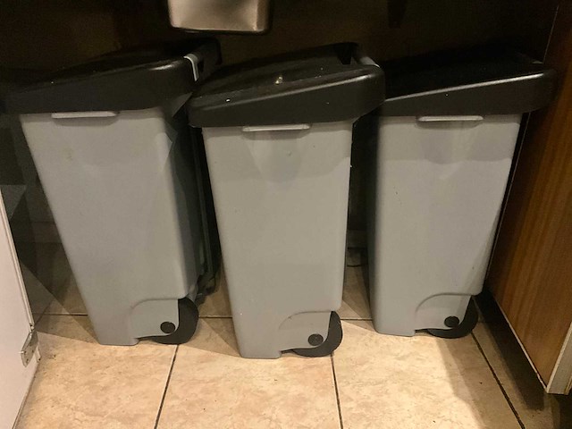 Afvalemmers (6x) - afbeelding 1 van  3