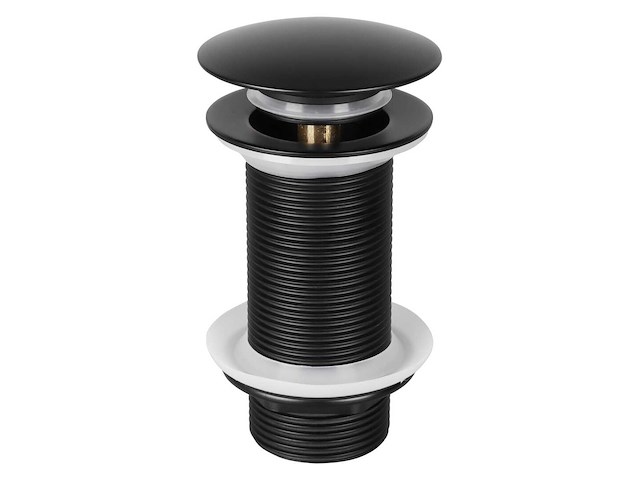 Afvoerplug pop up - design - zwart - afbeelding 1 van  4