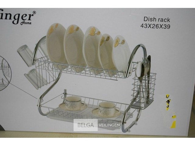 Afwasrekje 43x26x39cm - afbeelding 2 van  3