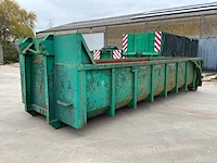 Afzetcontainer met hydraulische achterklep