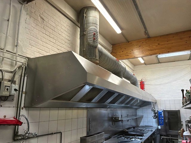 Afzuigkap rvs met motor - afbeelding 1 van  6