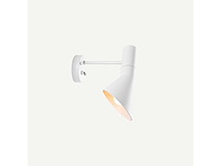 Agi wandlamp 19 cm - wit - afbeelding 2 van  4