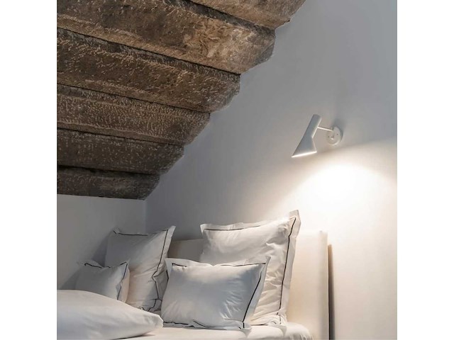 Agi wandlamp 19 cm - wit - afbeelding 3 van  4