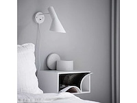 Agi wandlamp 19 cm - wit - afbeelding 4 van  4