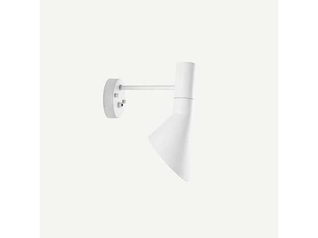Agi wandlamp 19 cm - wit - afbeelding 1 van  3
