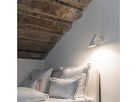 Agi wandlamp 19 cm - wit - afbeelding 3 van  3