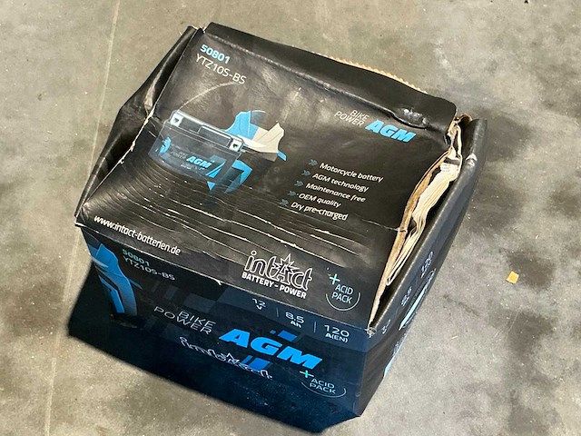 Agm ytz10s nitro motorfietsbatterij - afbeelding 3 van  3