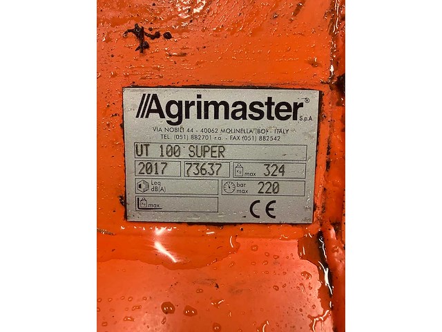 Agrimaster ut100 super klepelmaaier cw10 2017 - afbeelding 6 van  6