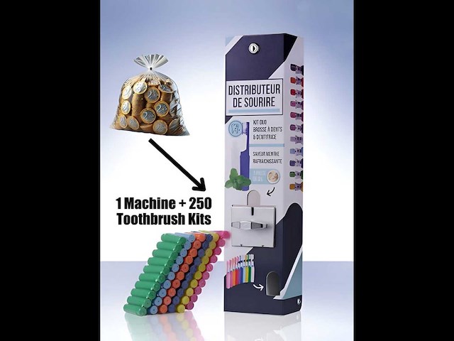 Aguafresh automatische tandenborstel + tandpastakit dispensers (25x) - afbeelding 4 van  6