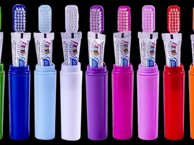 Aguafresh automatische tandenborstel + tandpastakit dispensers (25x) - afbeelding 5 van  5