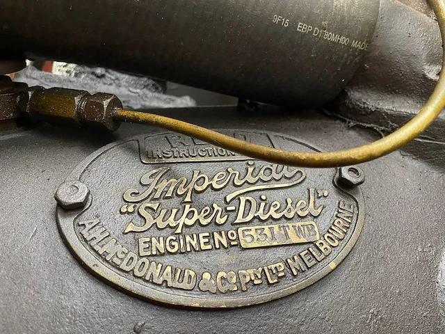 A.h. mcdonald imperial vintage tractor - collector's tractor - super-diesel twb – 1937 – 15 l - afbeelding 7 van  9