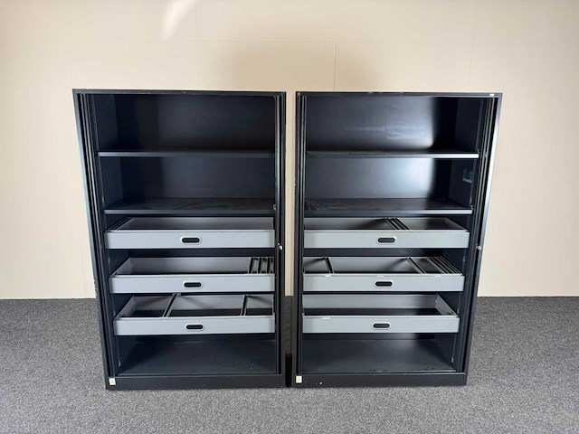 Ahrend - hoge verticale roldeurkast - archiefkasten (2x) - afbeelding 3 van  4