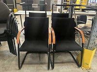 Ahrend vintage design wachtkamerstoel (6x) - afbeelding 3 van  3