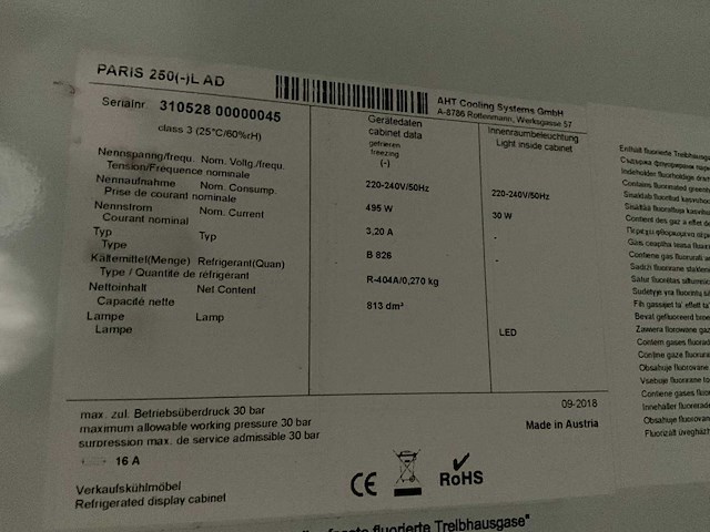 Aht paris 250-l vriezer - afbeelding 4 van  5