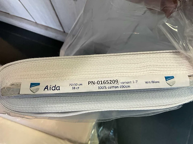 Aida katoen stof (4x) - afbeelding 7 van  12