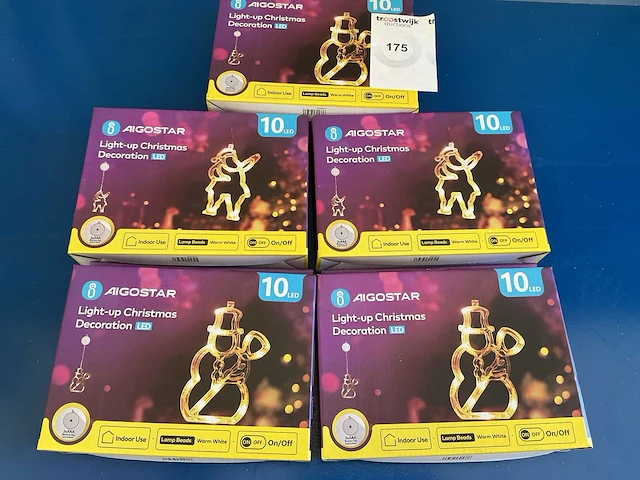 Aigostar kerst- & seizoensartikelen led decoratie (5x) - afbeelding 1 van  1