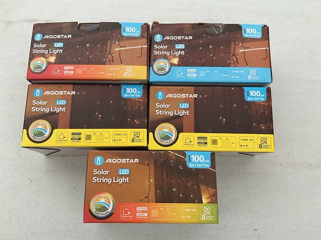 Aigostar kerst- & seizoensartikelen led slingers (5x) - afbeelding 1 van  1