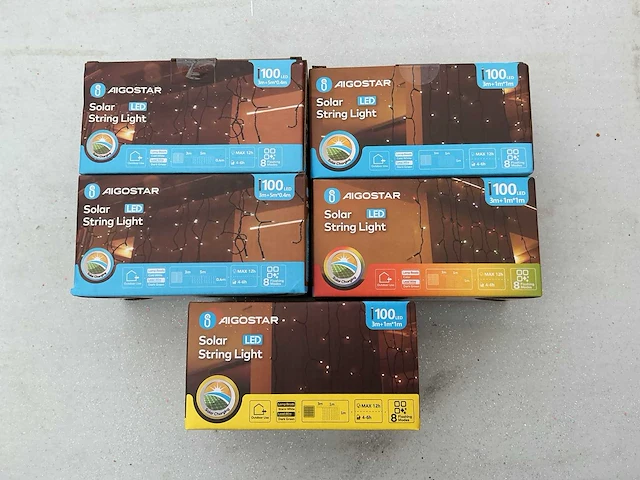 Aigostar kerst- & seizoensartikelen led slingers (5x) - afbeelding 1 van  1