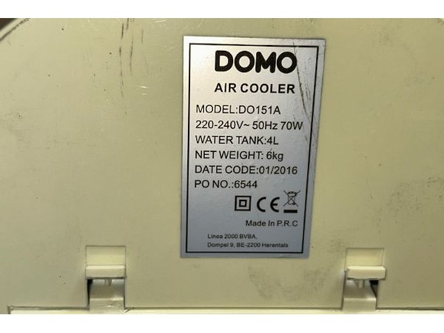 Air cooler domo - afbeelding 5 van  6