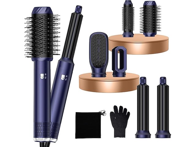 Air styler magic twist haarstyler met 6 accessoires - afbeelding 1 van  6