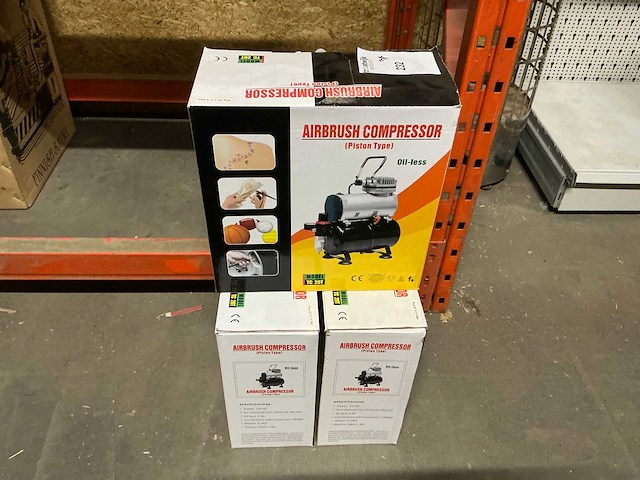 Airbrush tc20t compressor (4x) - afbeelding 1 van  3