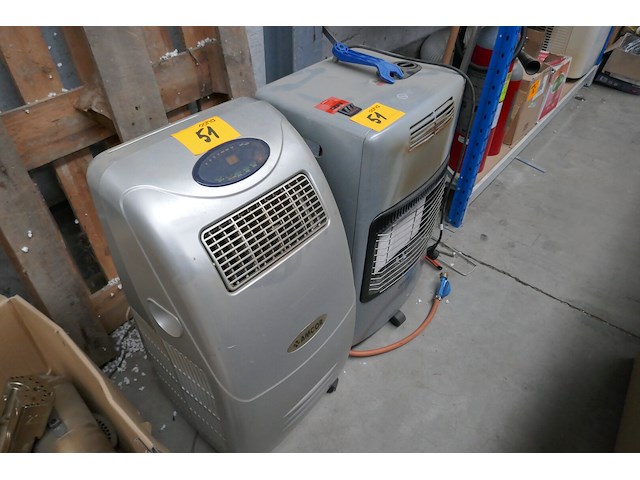 Airco amcor + gaskachel - afbeelding 1 van  3
