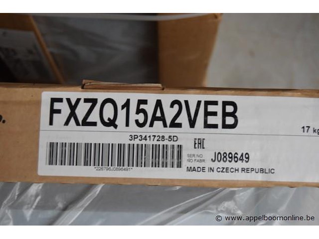 Airco binnenunit, daikin, fxzq15a2veb, 17kg, werking niet gekend - afbeelding 2 van  3