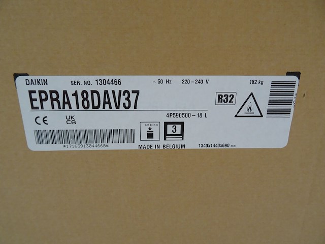 Airco buitenunit daikin epra18dav37 - afbeelding 2 van  2