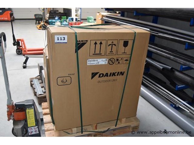 Airco buitenunit, daikin, rzasg125m7y1b, 380-415v, 78kg, 1170x1015x422mm, werking niet gekend - afbeelding 1 van  2