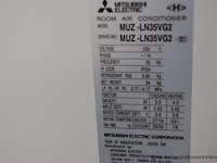 Airco buitenunit, mitsubishi electric, muz-ln35vg2, 230v, 3.5/4.0kw, r32, 2020, werking niet gekend - afbeelding 2 van  3