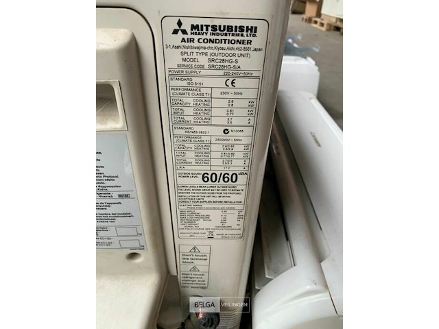 Airco mitsubishi heavy industries ltd - afbeelding 3 van  7