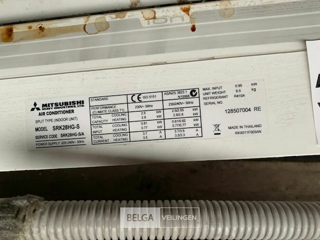 Airco mitsubishi heavy industries ltd - afbeelding 6 van  7