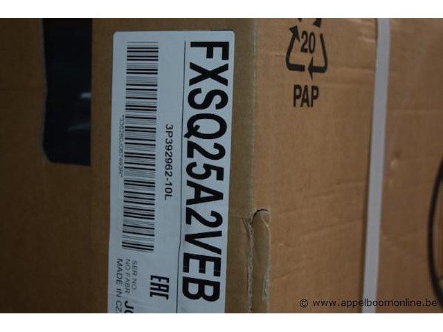 Airco unit, daikin, fxsq25a2veb, werking niet gekend - afbeelding 2 van  2