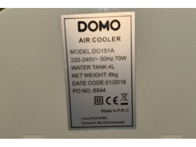 Aircooler domo - afbeelding 3 van  4