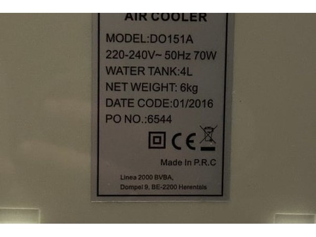 Aircooler domo - afbeelding 4 van  4