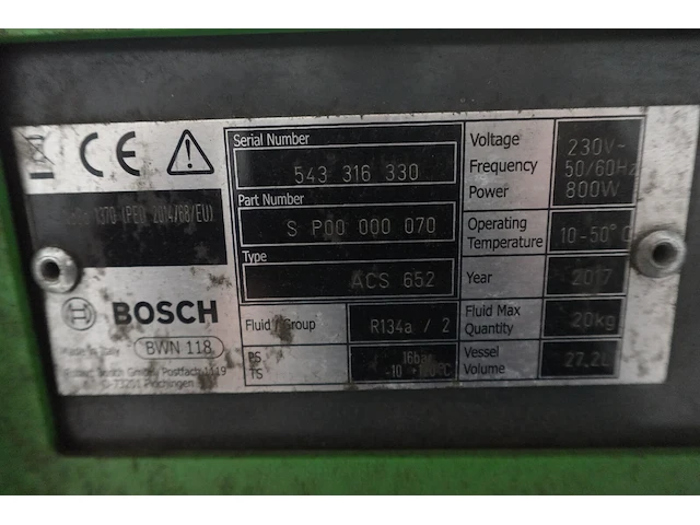 Aircoserviceapparaat bosch - afbeelding 5 van  5